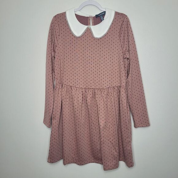 Modcloth polka-dot peterpan collar cute retro vintage vibe dress size large - Picture 1 of 6